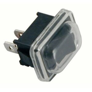 Interrupteur à bascule étanche 10A 12V ON-OFF - noir