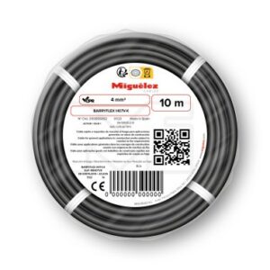 Câble électrique H07V-K 4mm² - noir (10m)