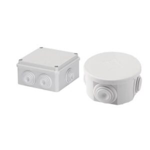 Boite plexo 100x100x55mm - étanche  - 6 entrées