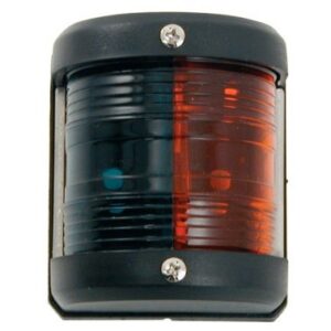 Feu de navigation 76mm noir - bicolore vert rouge