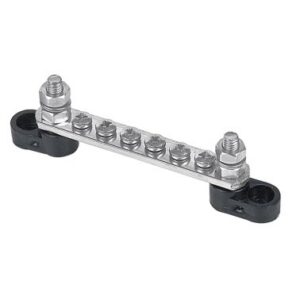 Bornier BusBar 6 circuits - 100A (avec cache)