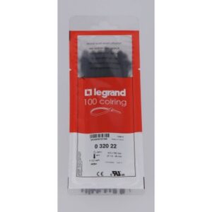 Collier Colring 4,6 x 180mm - noir (les 100)