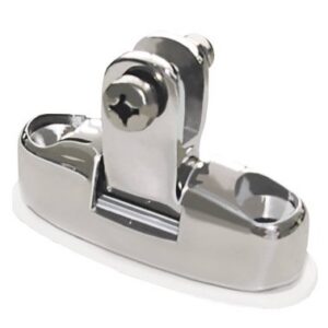 Support de bimini pour surface plane inox pour embout de tube bimini