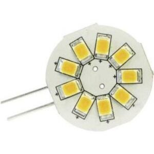Ampoule G4 horizontale 8-35V 1,5W - 9 LED blanc froid - ø23mm