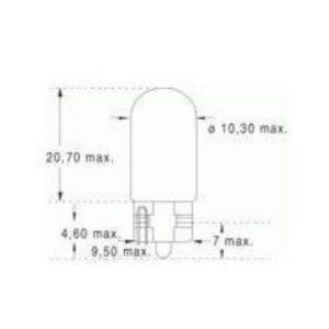 Ampoule wedge 12V 3W