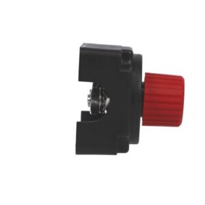 Coupe batterie unipolaire à molette 250A rouge