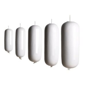 Pare-battage Centerhole 5 - traversant - ø30x80cm - blanc