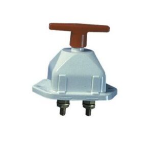 Coupe batterie bipolaire - 250A - poignée rouge - epoxy