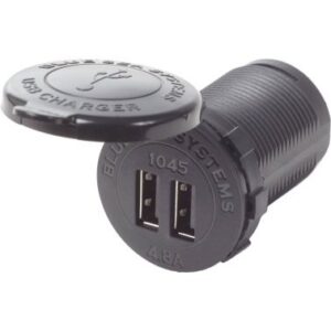 Prise double USB 4.8A avec détection de périphérique