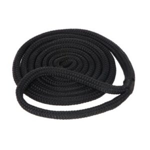 Bout pour pare-battage tressé boucle épissée ø8mm L1,5m - noir