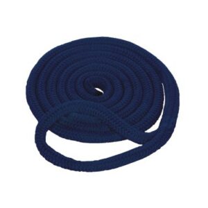 Bout pour pare-battage tressé boucle épissée ø6mm L1,5m - bleu