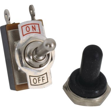 Interrupteur à levier étanche 06A 12V ON-OFF - 10mm