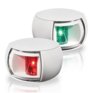 Feux NaviLED de navigation 112,5° rouge et vert 2mn - blanc lentille transparente