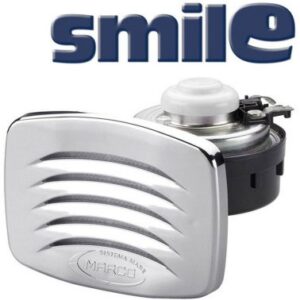 Avertisseur électrique à encastrer Smile SM1/C - chromé - 12V
