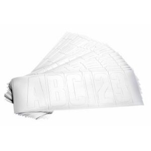 Kit d'immatriculation blanc