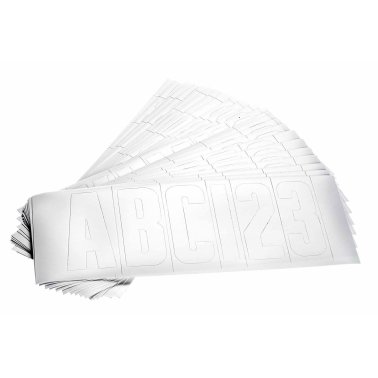 Kit d'immatriculation blanc