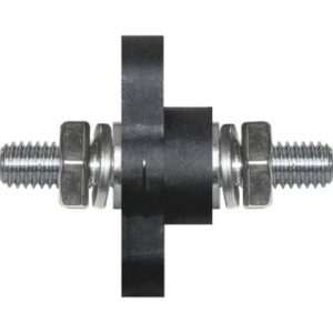 Bornier passe cloison 250A noir