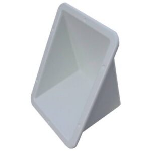 Niche pour pieds - double inclinaison 180x135x75mm - blanc