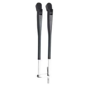 Bras d'essuie glace DIN double noir 386-471 mm