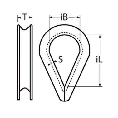 Cosse nylon ø12mm