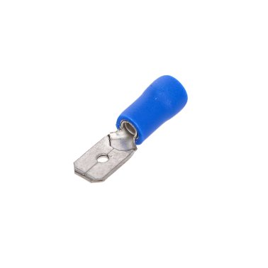 Cosse 6,3mm languette mâle bleue - lot de 100
