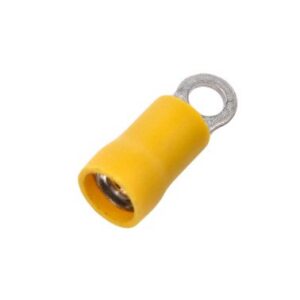 Cosse à œil ø04 jaune - lot de 100