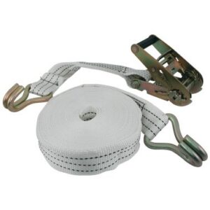 Sangle à cliquet 50mm 2 parties avec crochet - 4400 daN - 7m