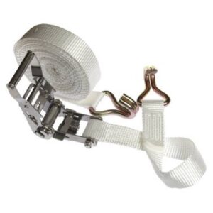 Sangle à cliquet 35mm 2 parties avec crochet - 1200 daN - 7m