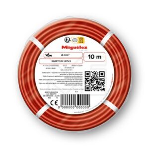Câble électrique H07V-K 4mm² - rouge (10m)