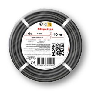 Câble électrique H07V-K 6mm² - noir (10m)