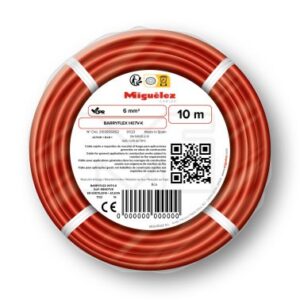 Câble électrique H07V-K 6mm² - rouge (10m)