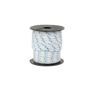 50 mini-bobines polyester tressé 16 fuseaux ø3mm L20m