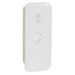 Coffre blanc ABS pour extincteur poudre - 1kg