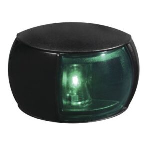 Feu NaviLED de navigation 112,5° vert 2mn - noir - câble 2.5m