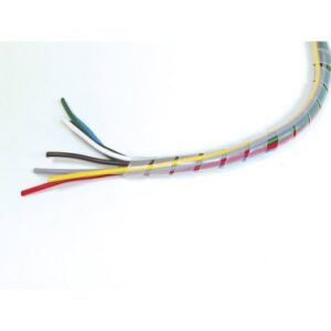 Gaine spiralée noire ø6 - 25m