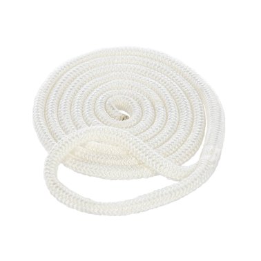 Bout pour pare-battage tressé boucle épissée ø10mm L2m - blanc
