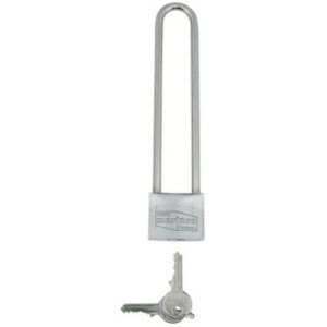 Cadenas inox avec longue anse - Corps L40mm - Anse L50mm