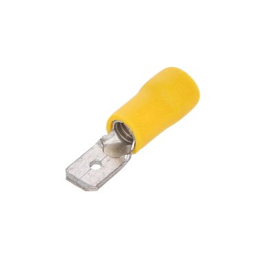 Cosse 6,3mm languette mâle jaune - lot de 100