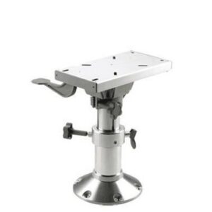 Pied de siège pivotant à glissière et réglable 30 - 40c m