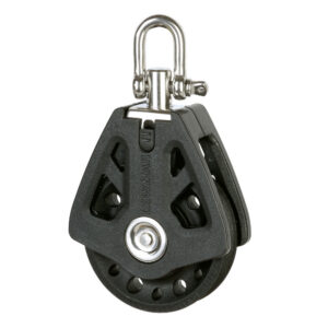 POULIE SYNCHRO SIMP. T/72 MAX. 12mm NOIR LEWMAR
